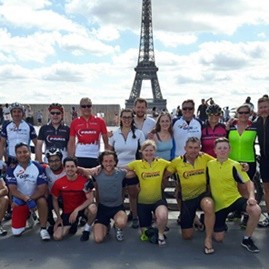 London to Paris Eiffel Tower